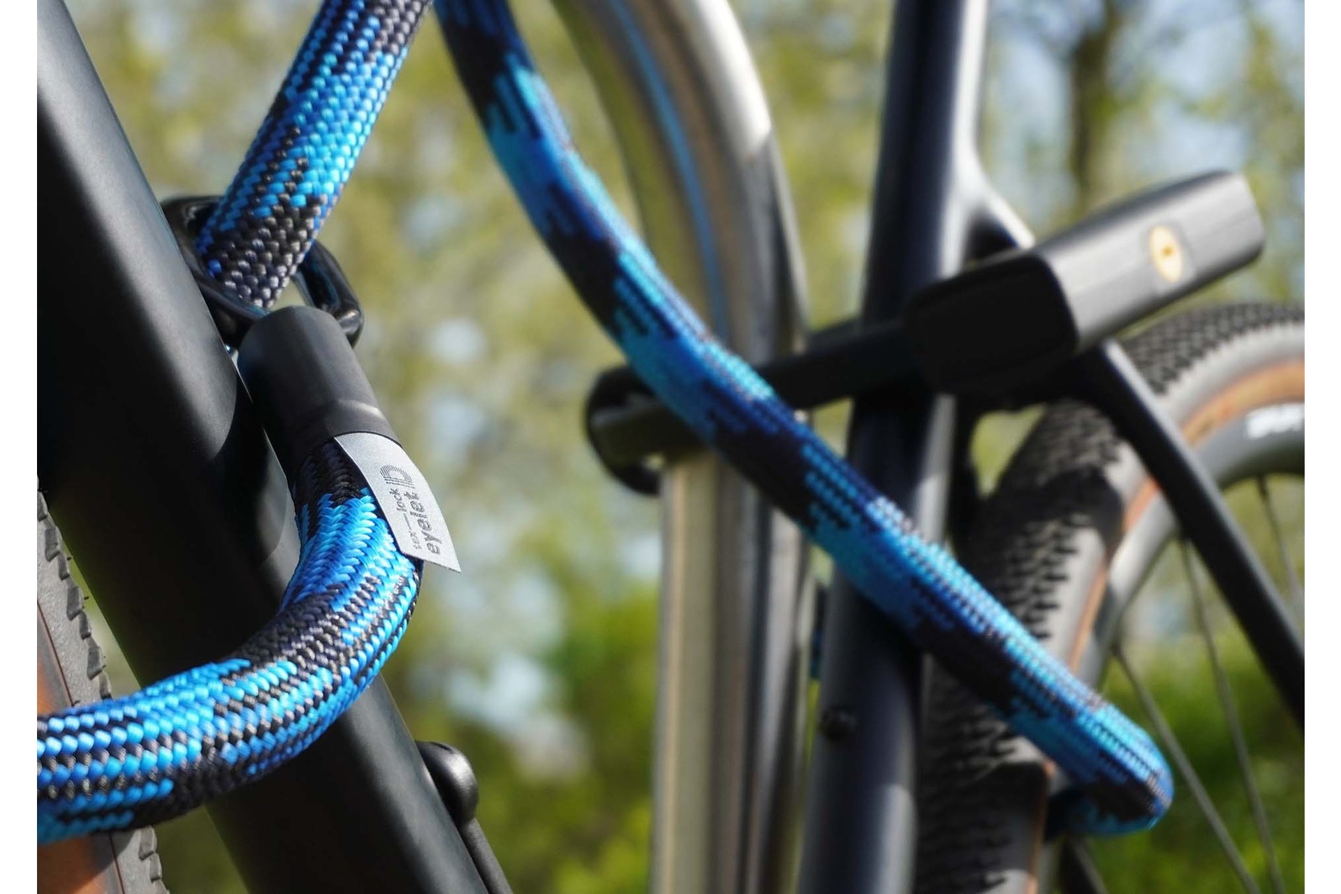 TEXLOCK Eyelet 160 D-Lock Bundle, Textilseil mit Bügelschloss