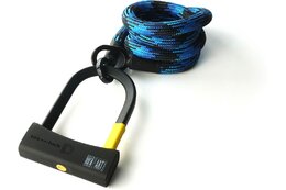 TEXLOCK Eyelet 160 D-Lock Bundle, Textilseil mit Bügelschloss