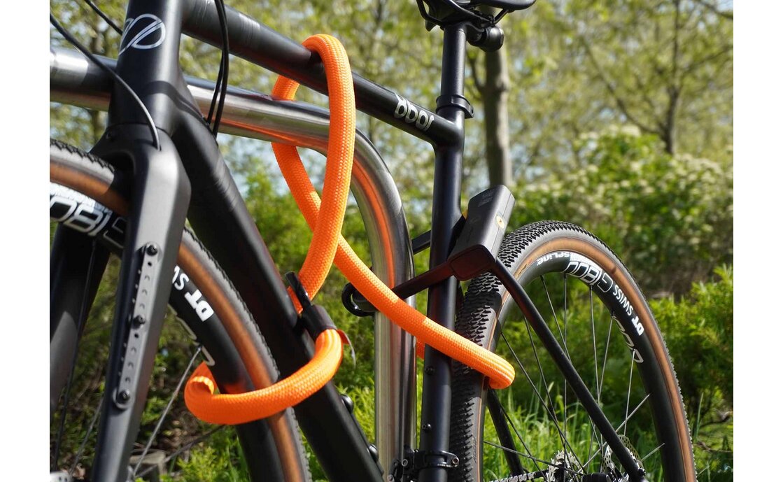 TEXLOCK Eyelet 160 D-Lock Bundle, Textilseil mit Bügelschloss