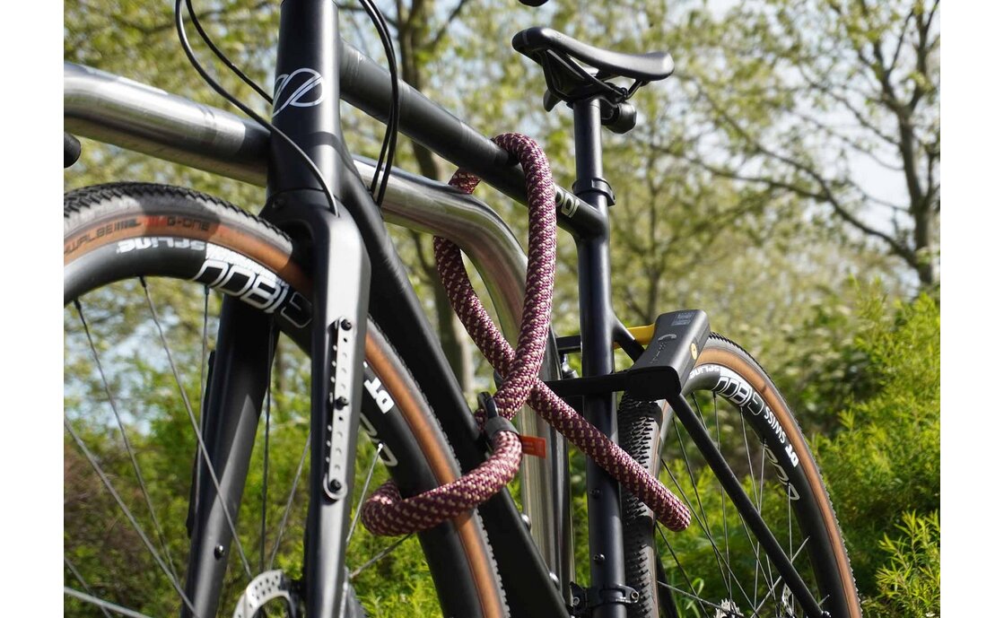 TEXLOCK Eyelet 160 D-Lock Bundle, Textilseil mit Bügelschloss