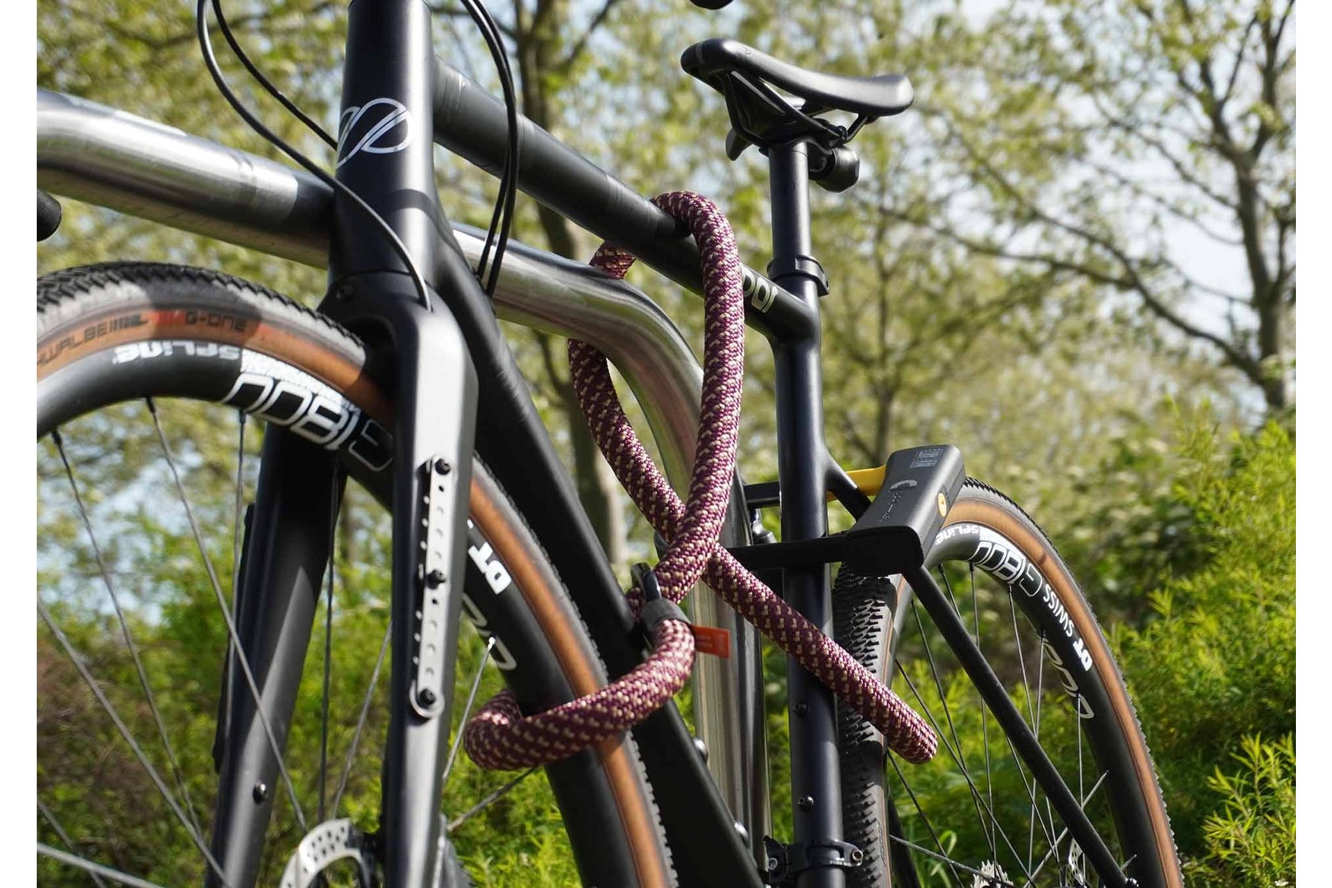 TEXLOCK Eyelet 160 D-Lock Bundle, Textilseil mit Bügelschloss