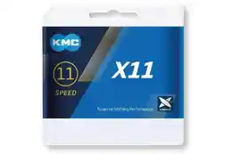 KMC Kette X11 Silber/Schwarz 11-fach, 118 Glieder