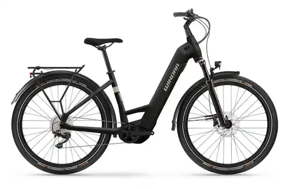 Schwarz - E-Bike-Pedelec - Winora Yucatan X10 - 720 Wh - 27,5 Zoll - Tiefeinsteiger