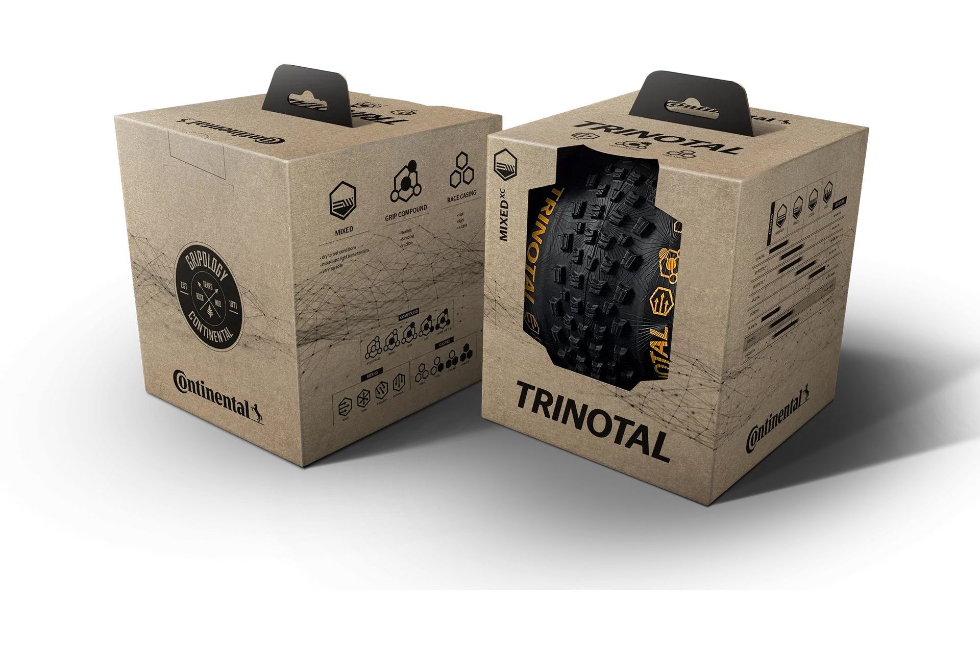 Continental Trinotal Trail 29x2.20 Grip-Compound Race Casing TLR
