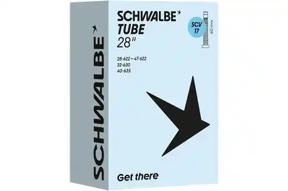 Butylkautschuk - Fahrradschläuche - Schwalbe SCV17 Schlauch 28 Zoll - 40 mm