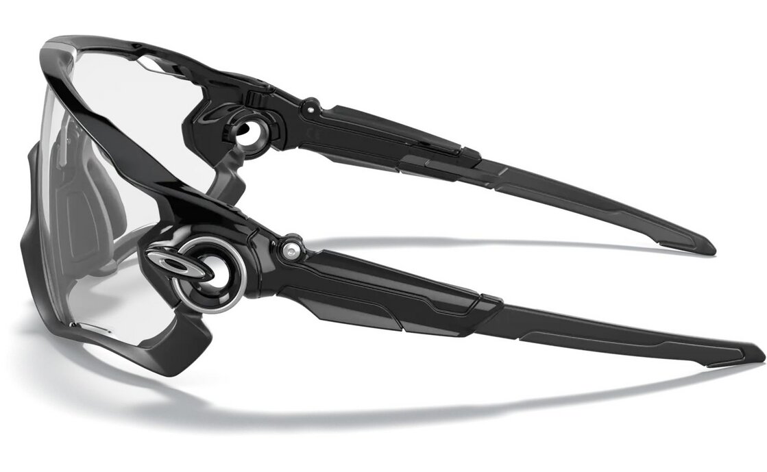 Oakley Jawbreaker Polished Black/Clear To Black Iridium Photochrom