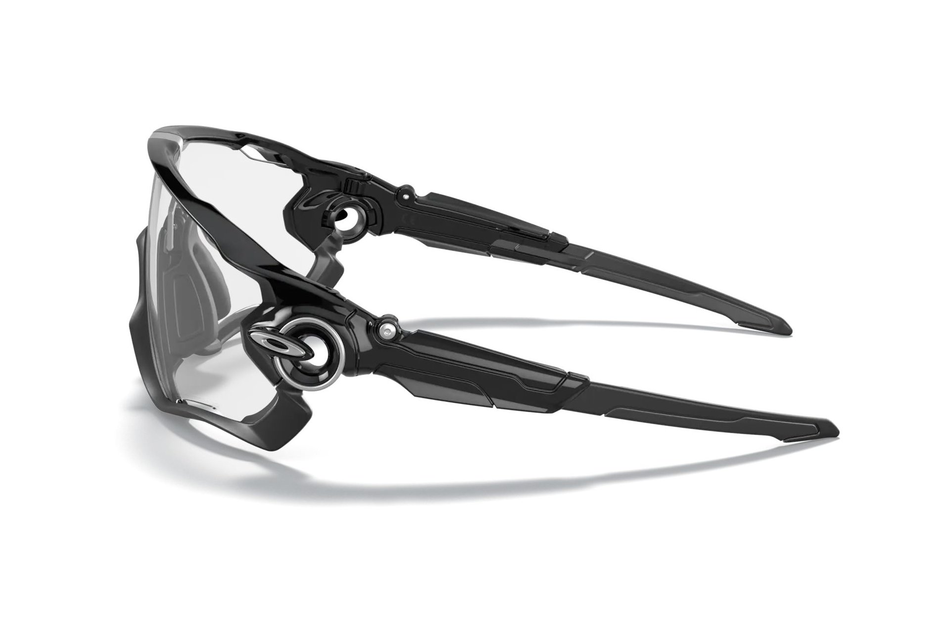 Oakley Jawbreaker Polished Black/Clear To Black Iridium Photochrom