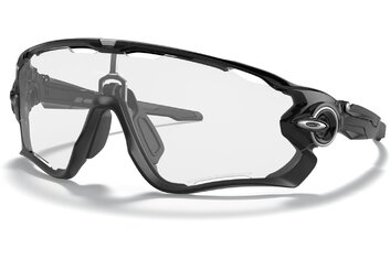 Sportbrillen - Oakley Jawbreaker Polished Black / Clear To Black Iridium Photochro