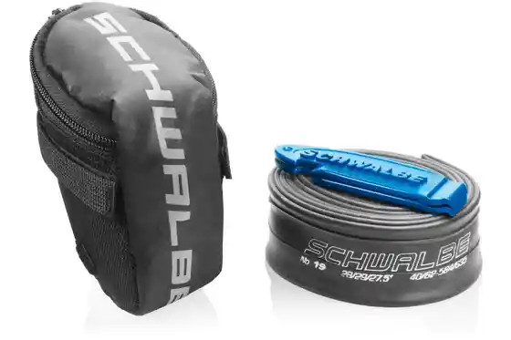 29 Zoll - Fahrradschläuche - Schwalbe Satteltasche MTB 29" inkl, Schlauch und Reifenheber