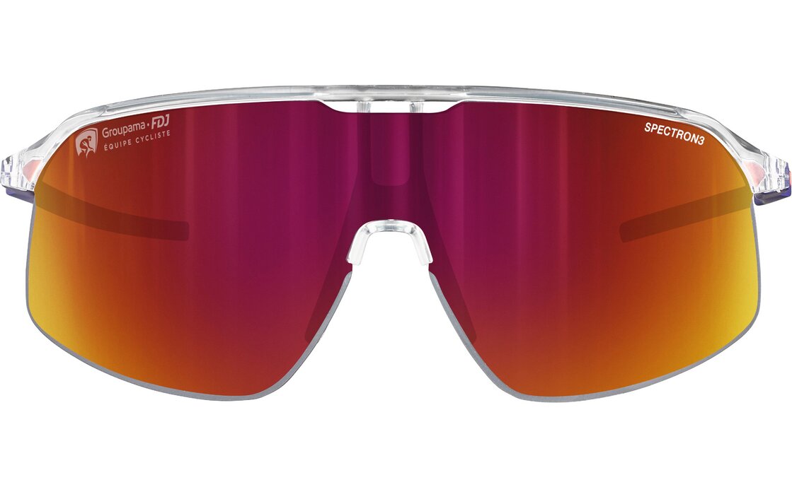 Julbo Density Groupama-FDJ Kristall/Blau/Weiß - Multilayer Rot