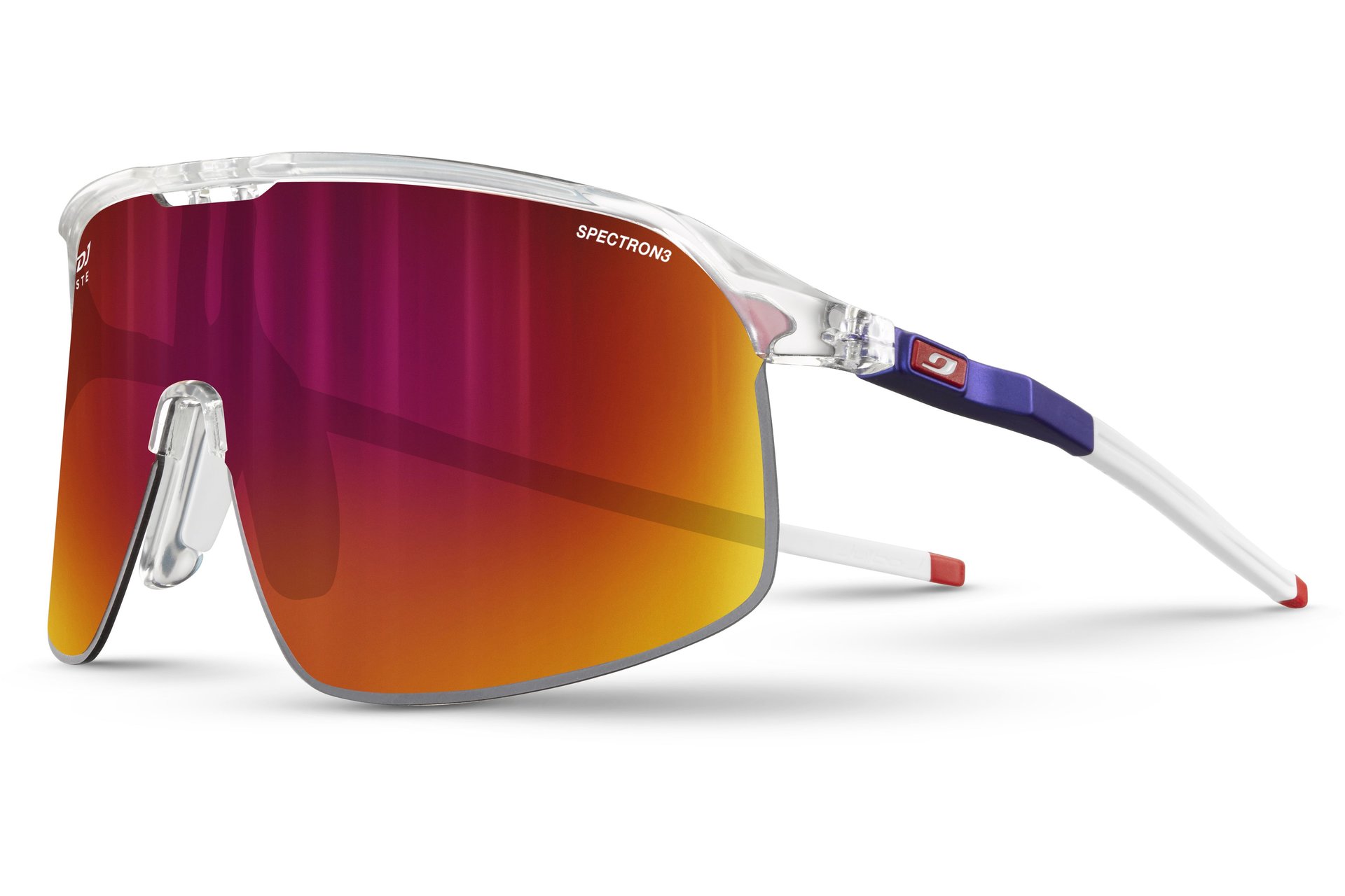 Julbo Density Groupama-FDJ Kristall/Blau/Weiß - Multilayer Rot