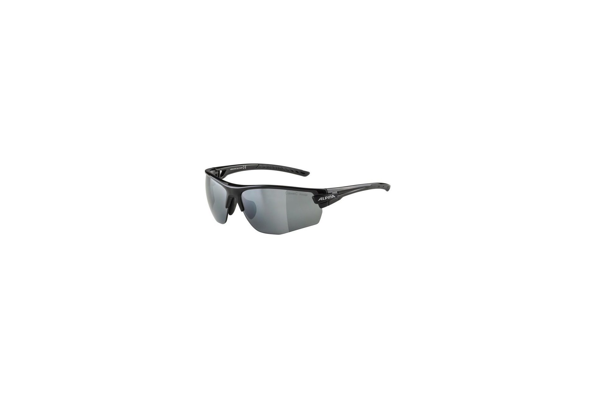 Alpina Tri-Scray 2.0 HR black matt / black-clear-orange mirror lens