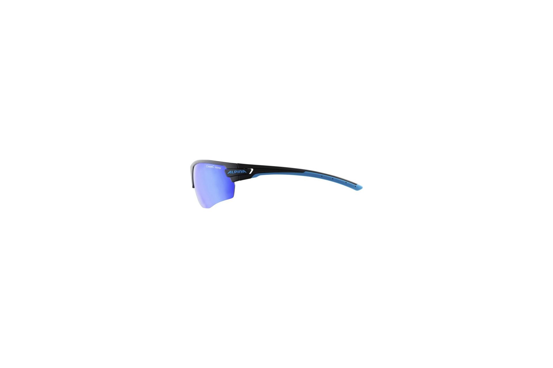 Alpina Tri-Scray 2.0 HR black cyan matt / blue-clear-orange mirror