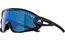 Alpina 5W1NG black blur matt / blue mirror lens