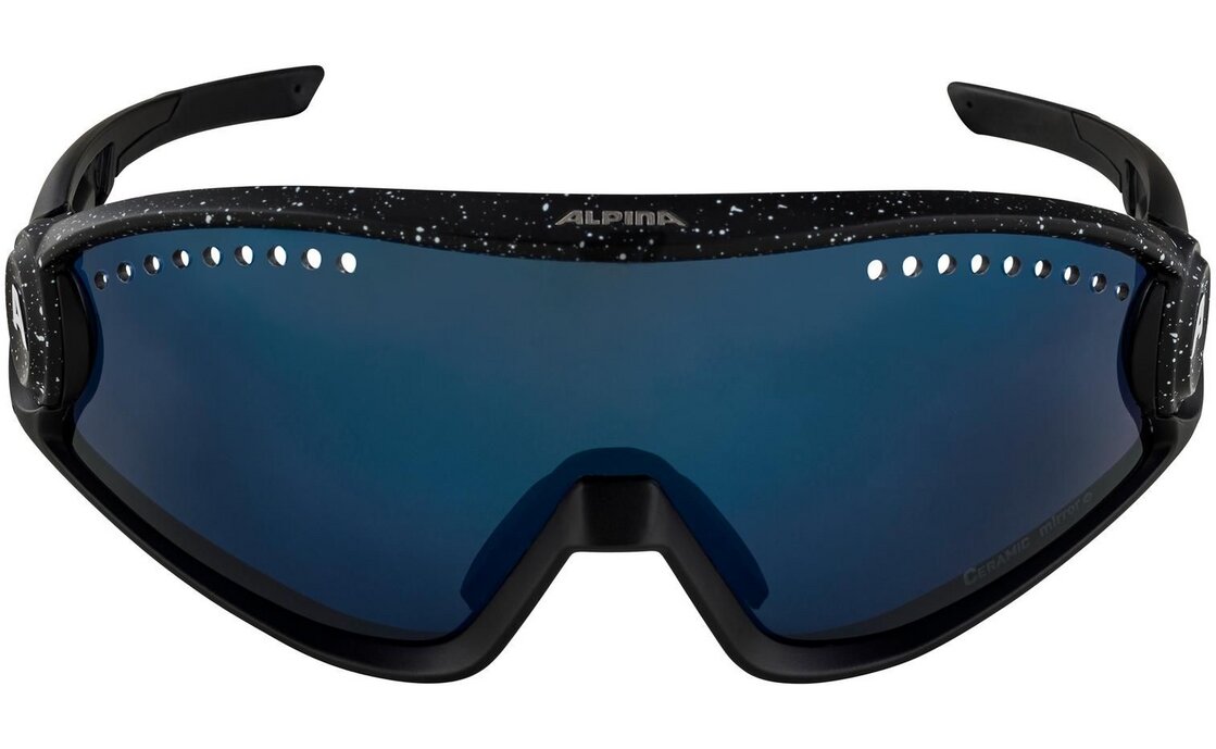 Alpina 5W1NG black blur matt / blue mirror lens