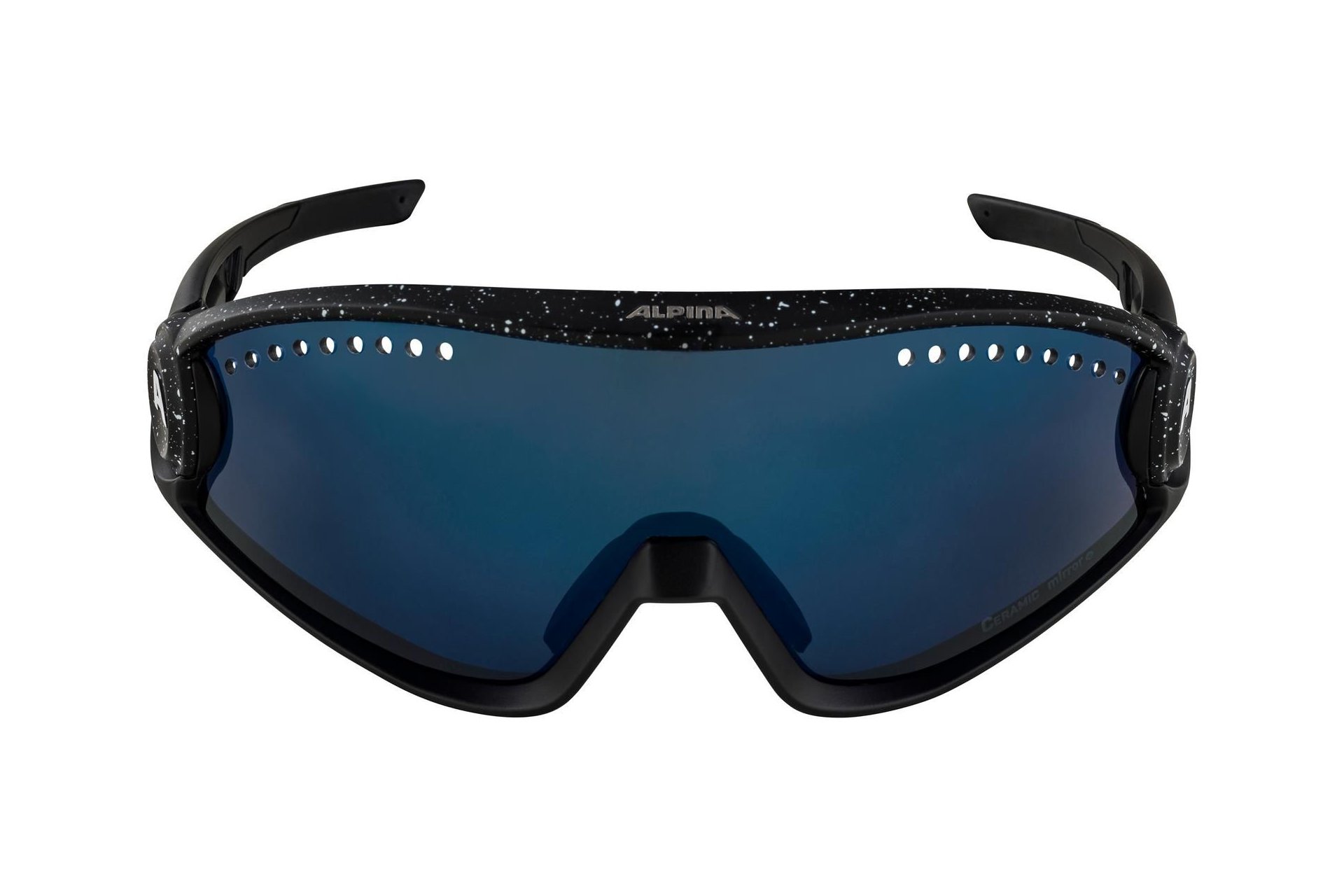 Alpina 5W1NG black blur matt / blue mirror lens