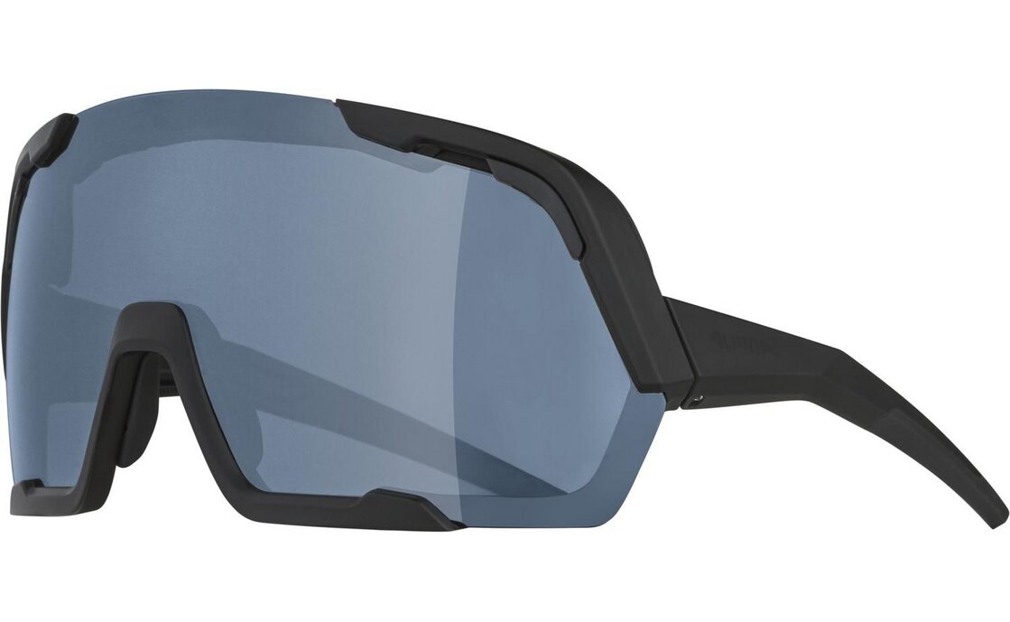 Alpina Rocket Bold all black matt / black mirror lens