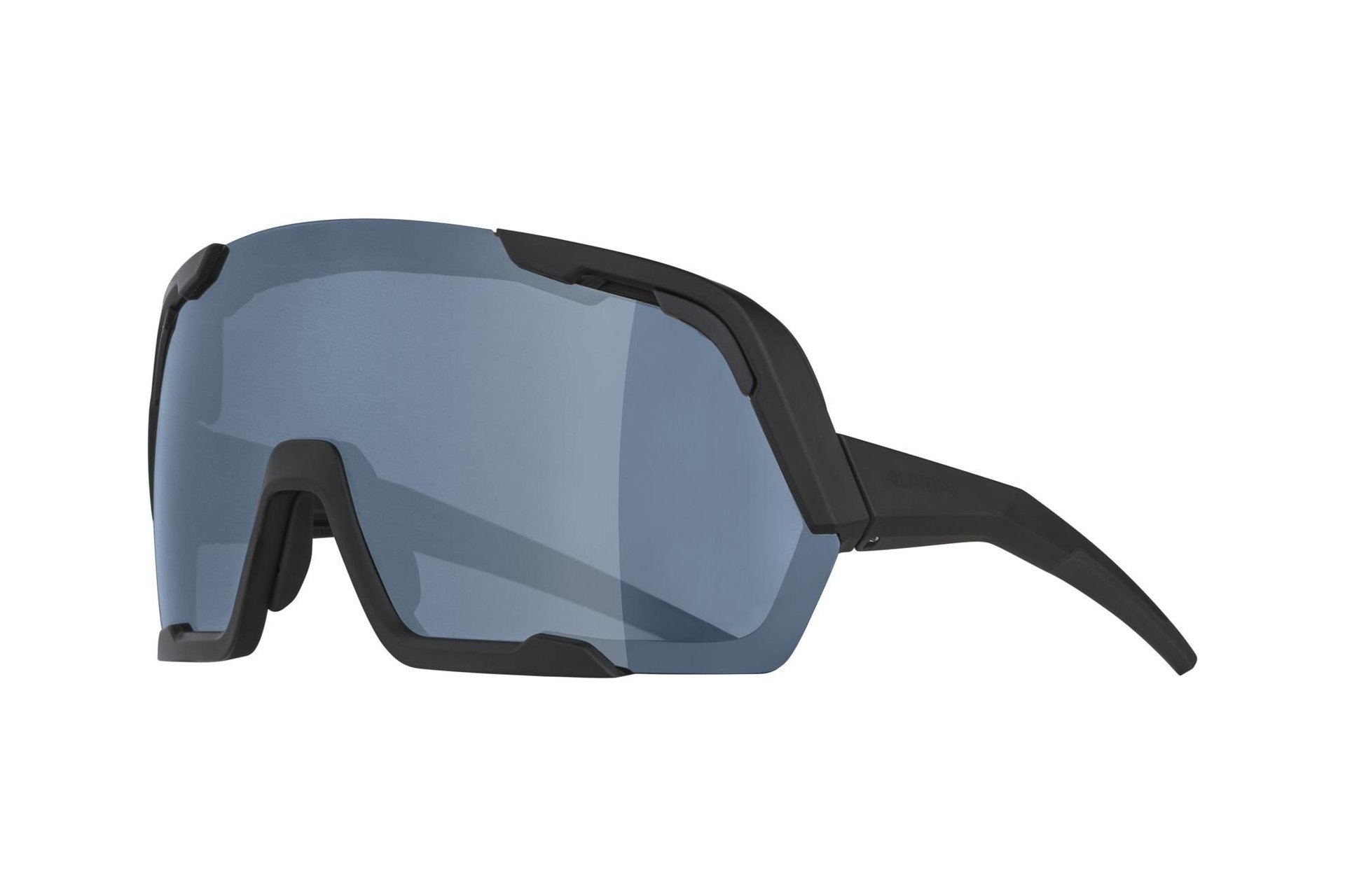 Alpina Rocket Bold all black matt / black mirror lens