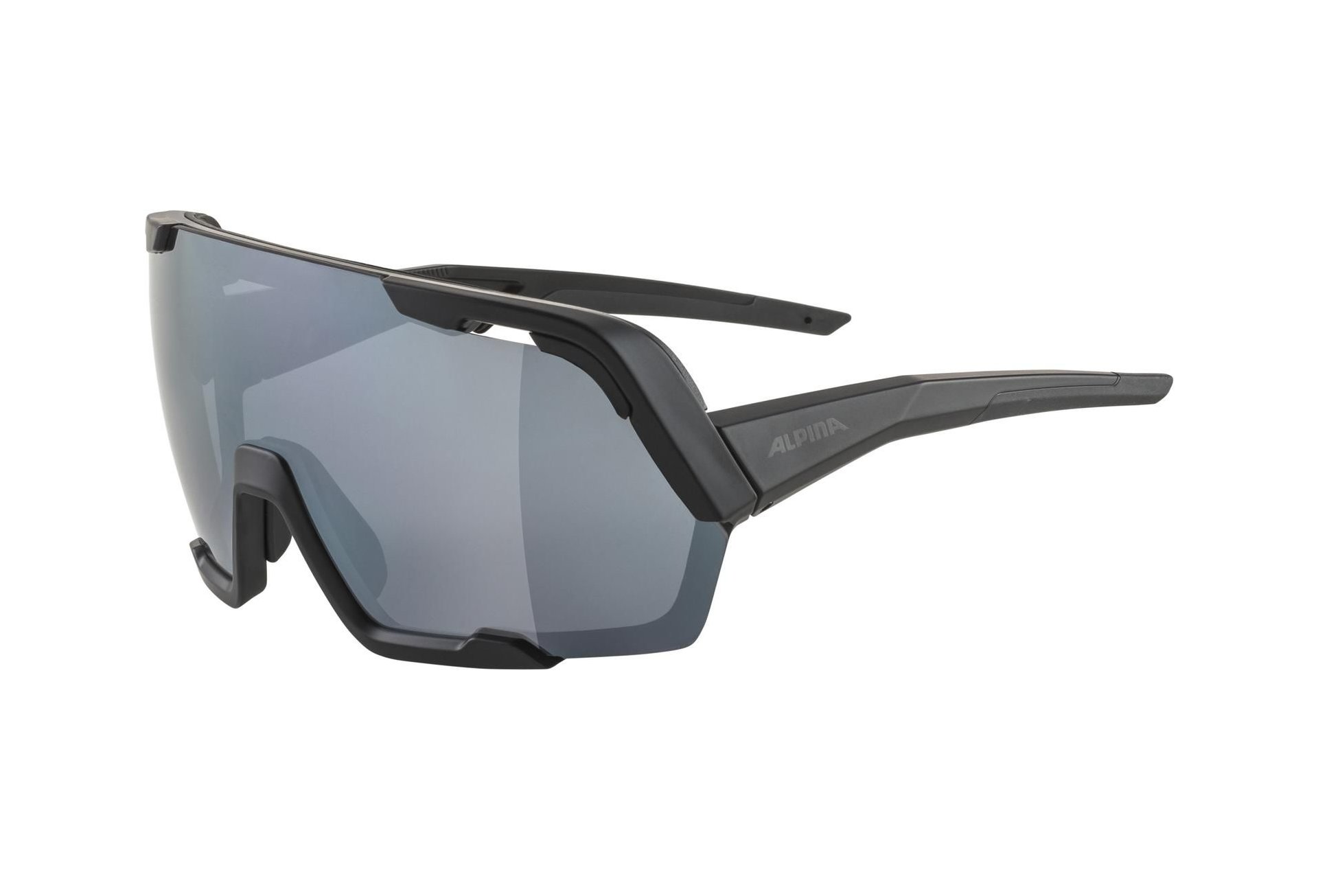 Alpina Rocket Bold all black matt / black mirror lens