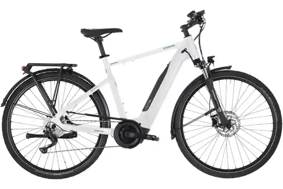 Herren - 28 Zoll - Mittelmotor - E-Bike-Pedelec - Carver Route E.420 - 500 Wh - 28 Zoll - Diamant