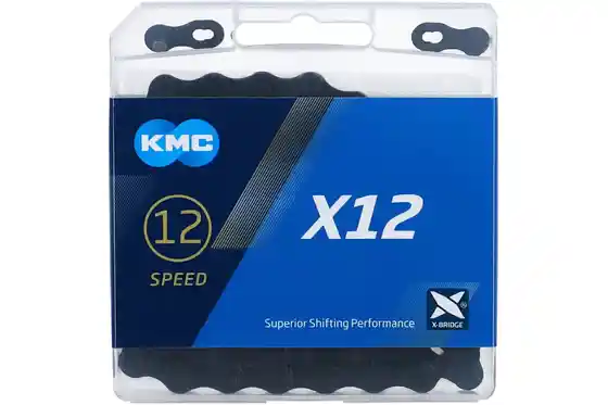 Ketten - KMC Kette X12 Black Tech 12-fach, 126 Glieder