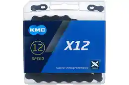 KMC Kette X12 Black Tech 12-fach, 126 Glieder