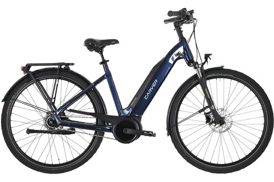 Nabe ohne Rücktritt - E-Bike-Pedelec - Carver Cityzen E.420 FL - B-Ware - 500 Wh - 28 Zoll - Tiefeinsteiger