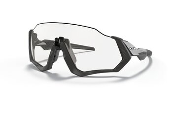 Sportbrillen - Oakley Flight Jacket Steel / Clear To Black Iridium Photochromic