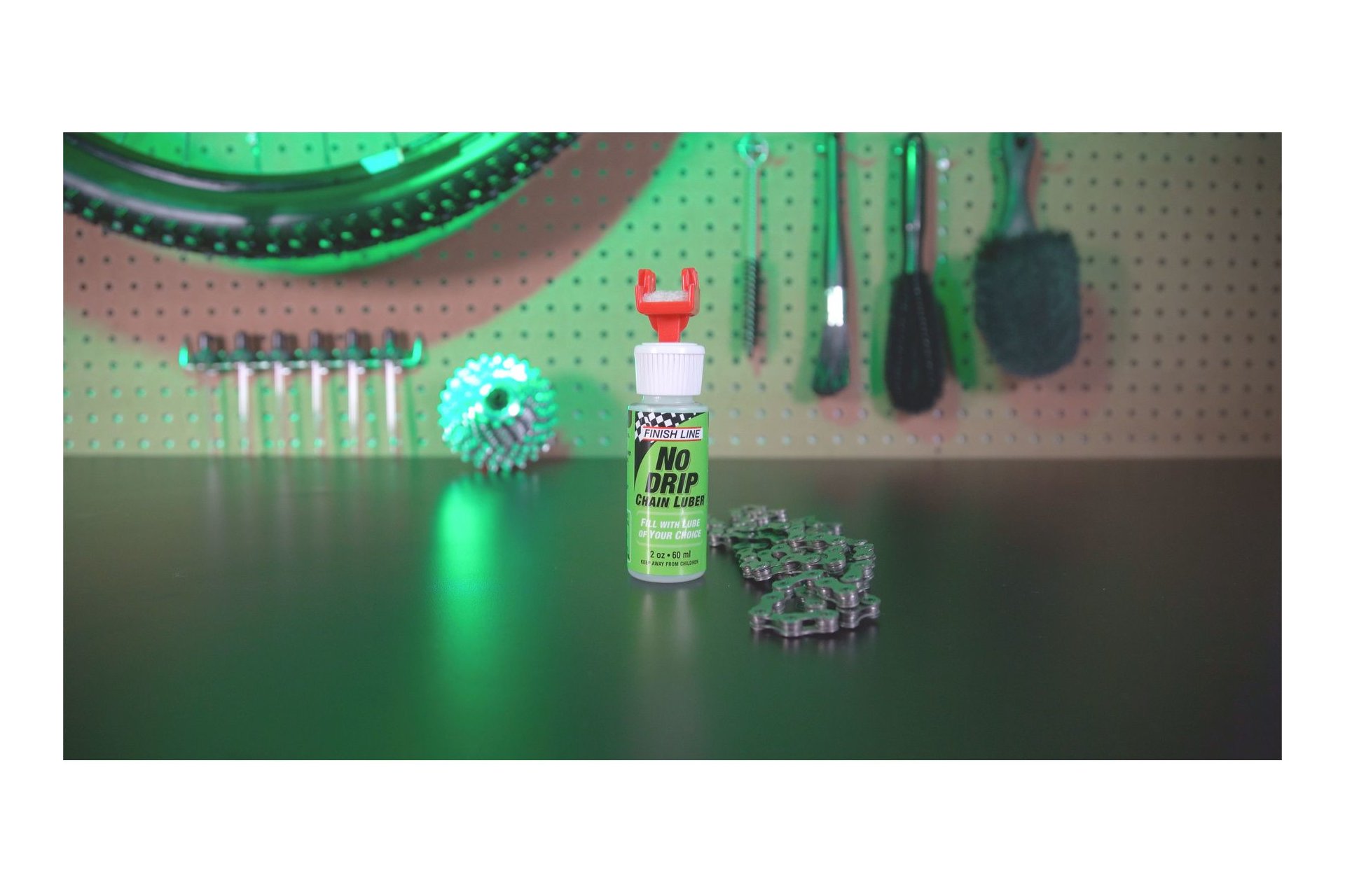 Finish Line NoDrip Chain Luber Combo 120ml WetLube