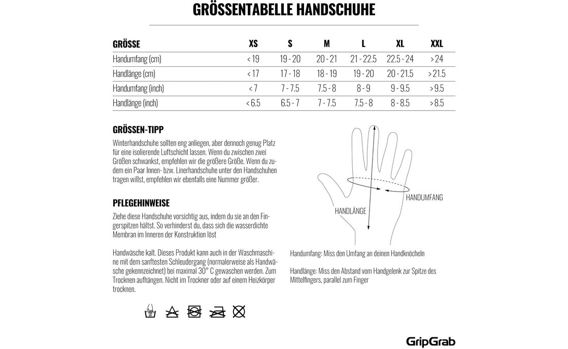 GRIPGRAB Polaris 2 Waterproof Winter Langfinger Handschuhe