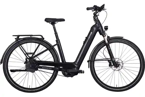 Schwarz - E-Bike-Pedelec - Kettler Quadriga Pro Belt Automatic - 750 Wh - 28 Zoll - Tiefeinsteiger