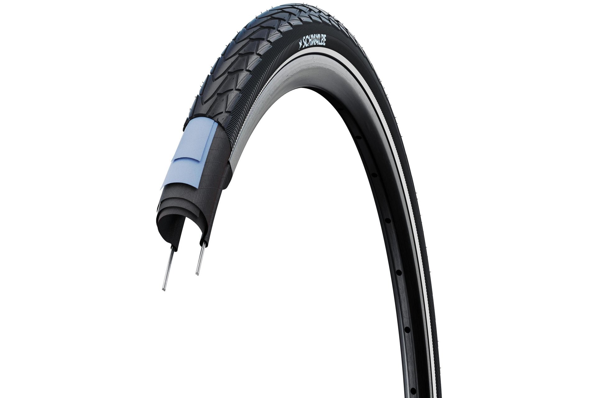 Schwalbe Marathon Racer 20x1,50 ADDIX Green RaceGuard Reflex