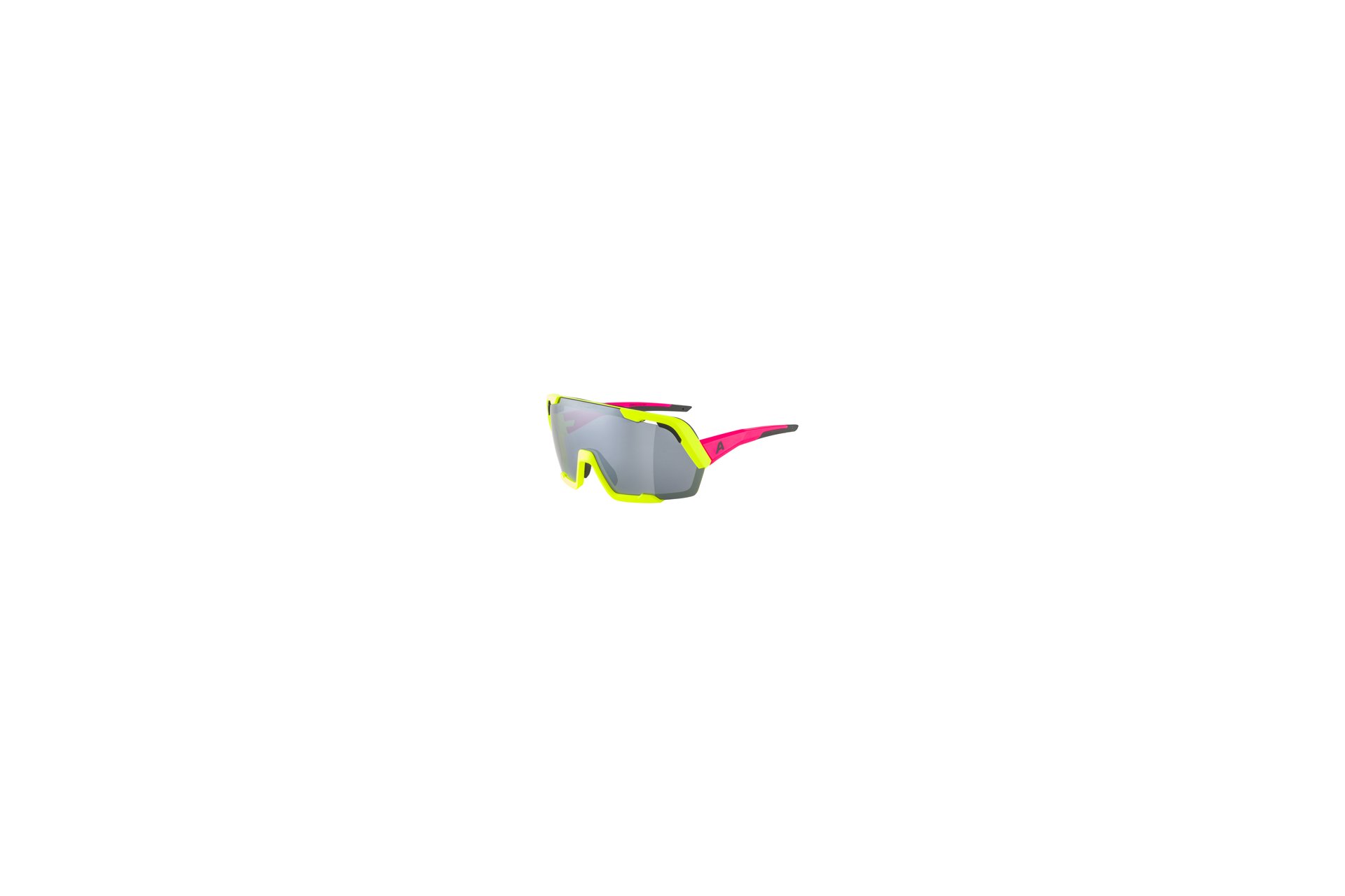 Alpina Rocket Bold neon-pink yellow matt / black mirror lens