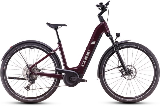 Kettenschaltung - E-Bike Cross - Cube Nuride Hybrid SLX 800 Allroad - 800 Wh - 28 Zoll - Tiefeinsteiger - 2025