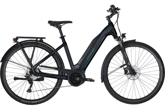 Mit Federung - E-Bike Trekking - Carver Route E.420 - 500 Wh - 28 Zoll - Tiefeinsteiger