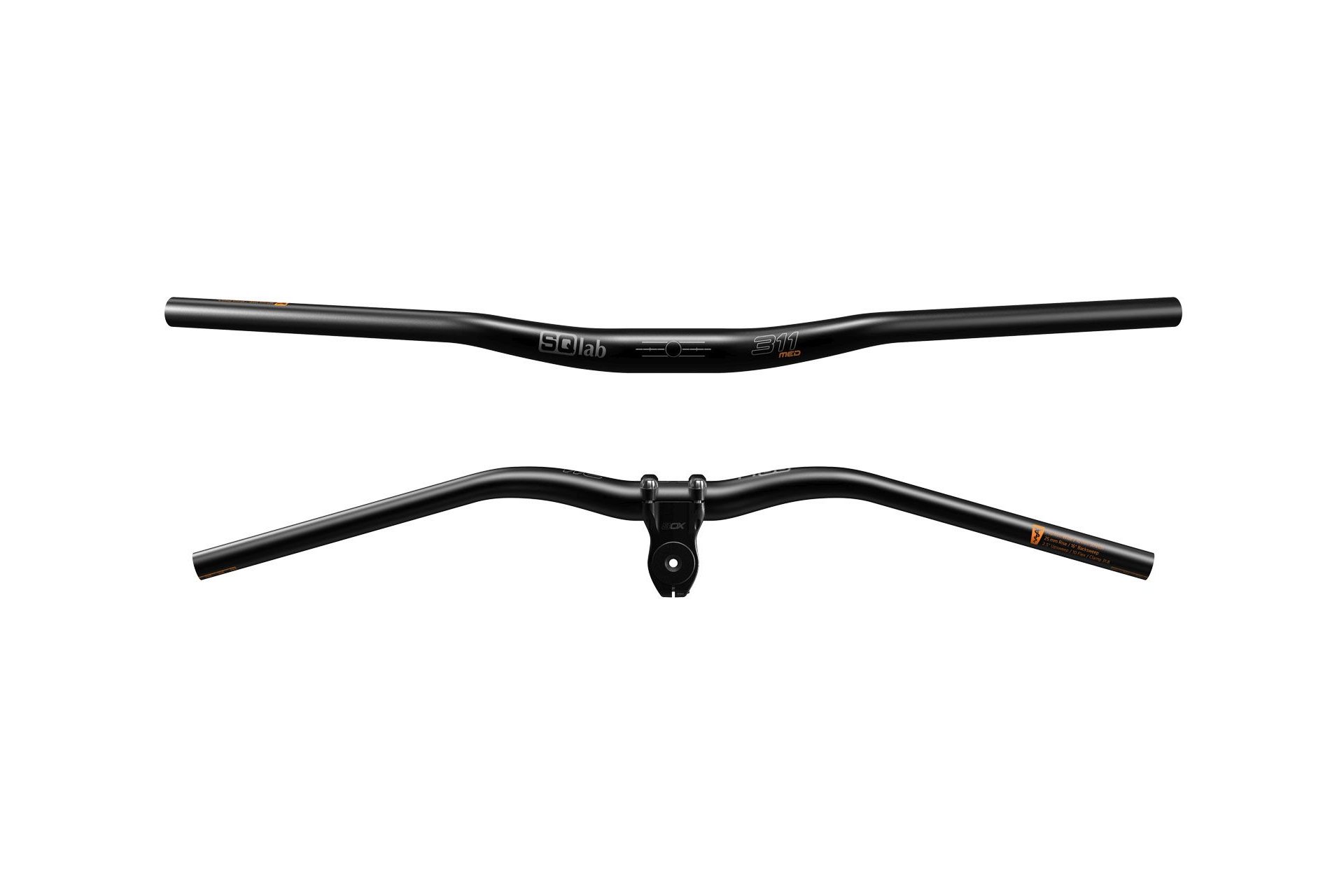 SQlab Lenker 311 2.0 Alu, 740 mm/16&deg;/31,8 mm