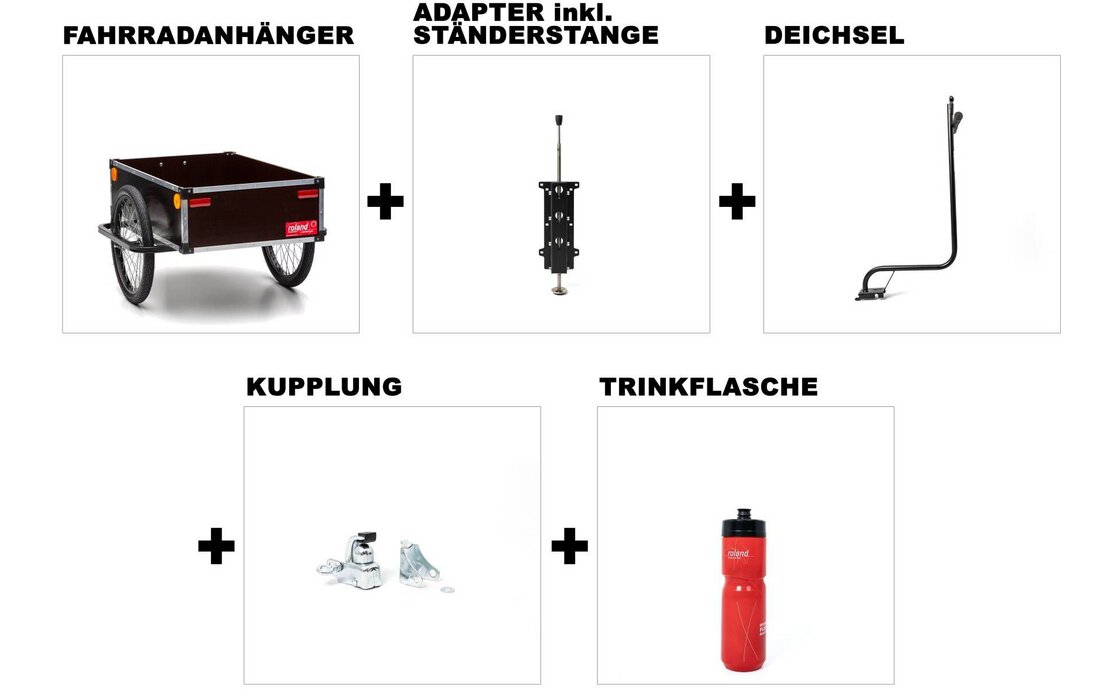 ROLAND Transportanhänger Profi Hochdeichsel
