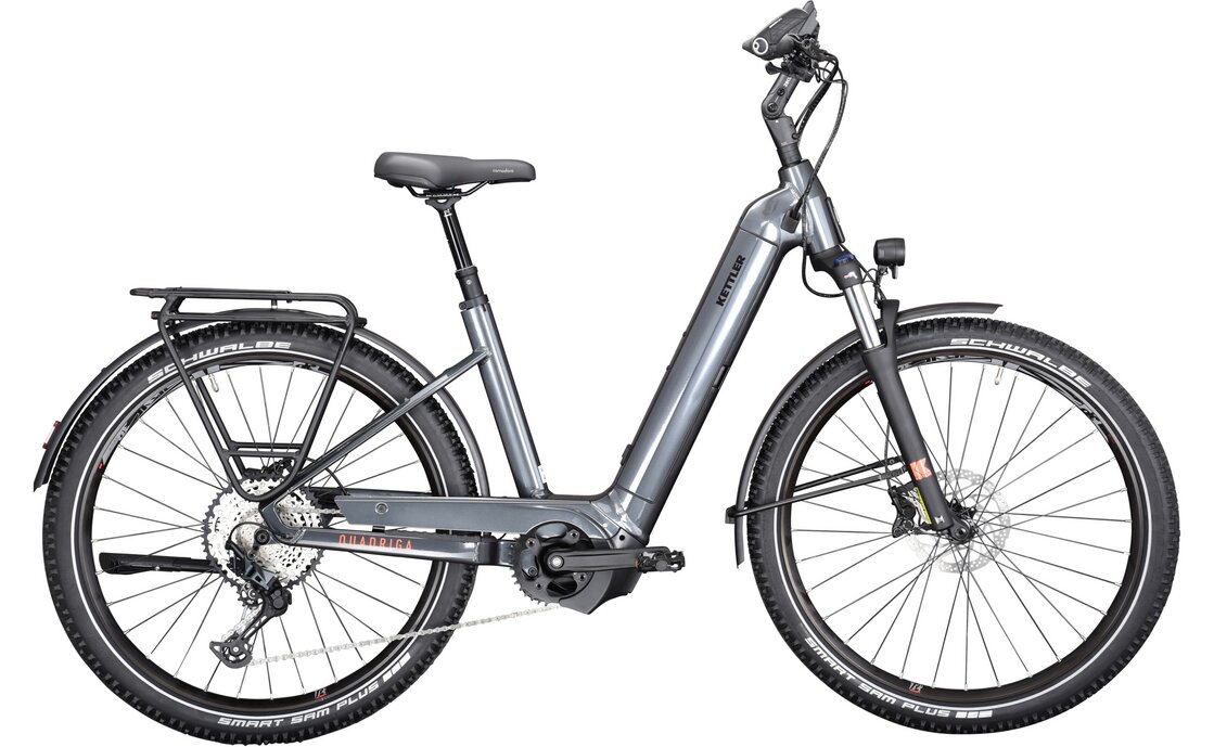 Kettler Quadriga Town & Country Comp 750 - 750 Wh - 27,5 Zoll - Tiefeinsteiger