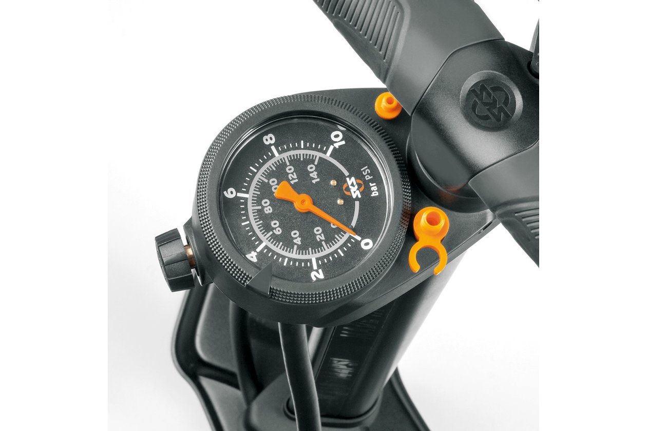 SKS Airworx 10.0 Fahrrad Standluftpumpe mit Manometer 10 Bar
