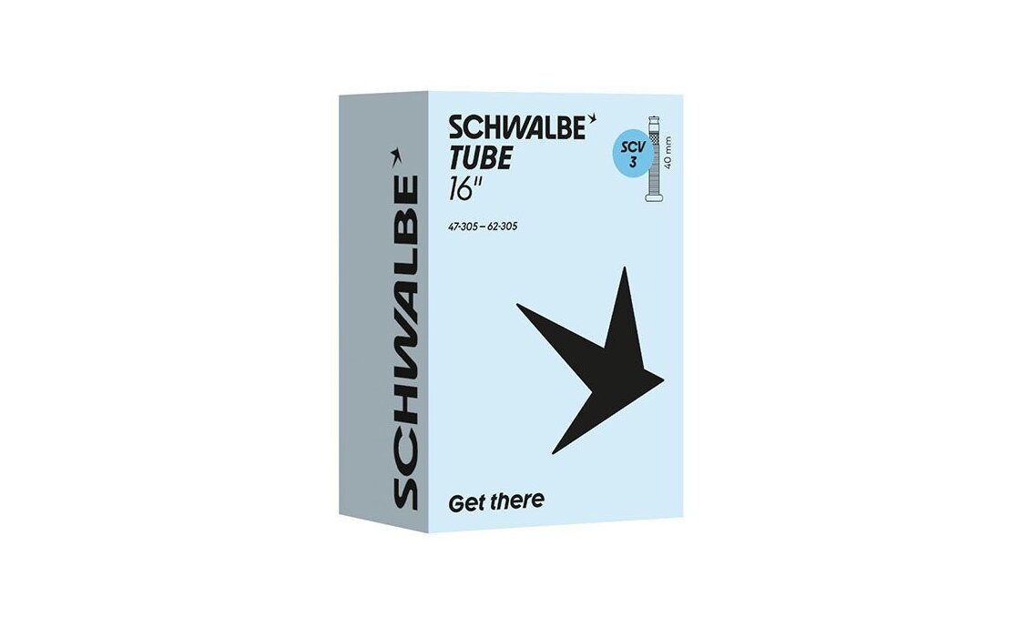 Schwalbe SCV3 Schlauch 16 Zoll - 40 mm