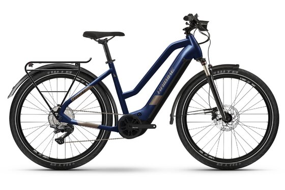 Aluminium - SUV E-Bike - Haibike Trekking 7 - 630 Wh - 27,5 Zoll - Trapez