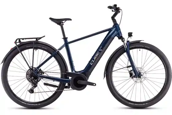 Herren - 28 Zoll - Mittelmotor - E-Bike-Pedelec - Cube Touring Hybrid ONE 500 - 500 Wh - 28 Zoll - Diamant