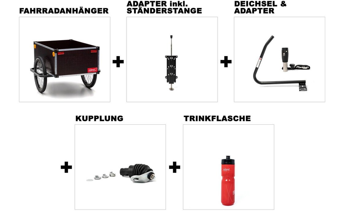 ROLAND Transportanhänger Jumbo Tiefdeichsel