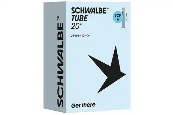 Butylkautschuk - Fahrradschläuche - Schwalbe SCV6 Schlauch 20 Zoll - 40 mm