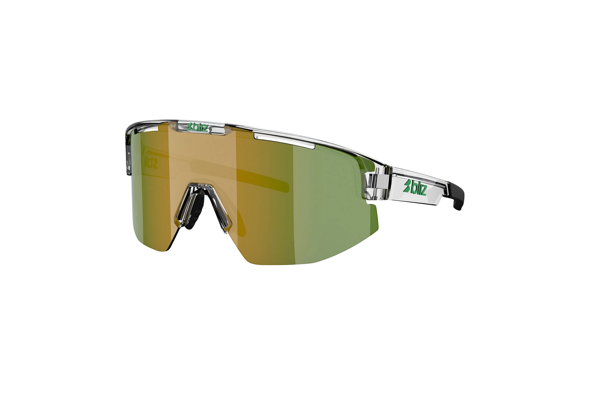 Bliz Matrix Transparent White - Brown w Green Multi