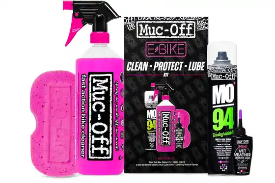 Reinigungs- und Pflegezubehör - Muc-Off E-Bike Clean, Protect & Lube Kit - Wet Lube Version