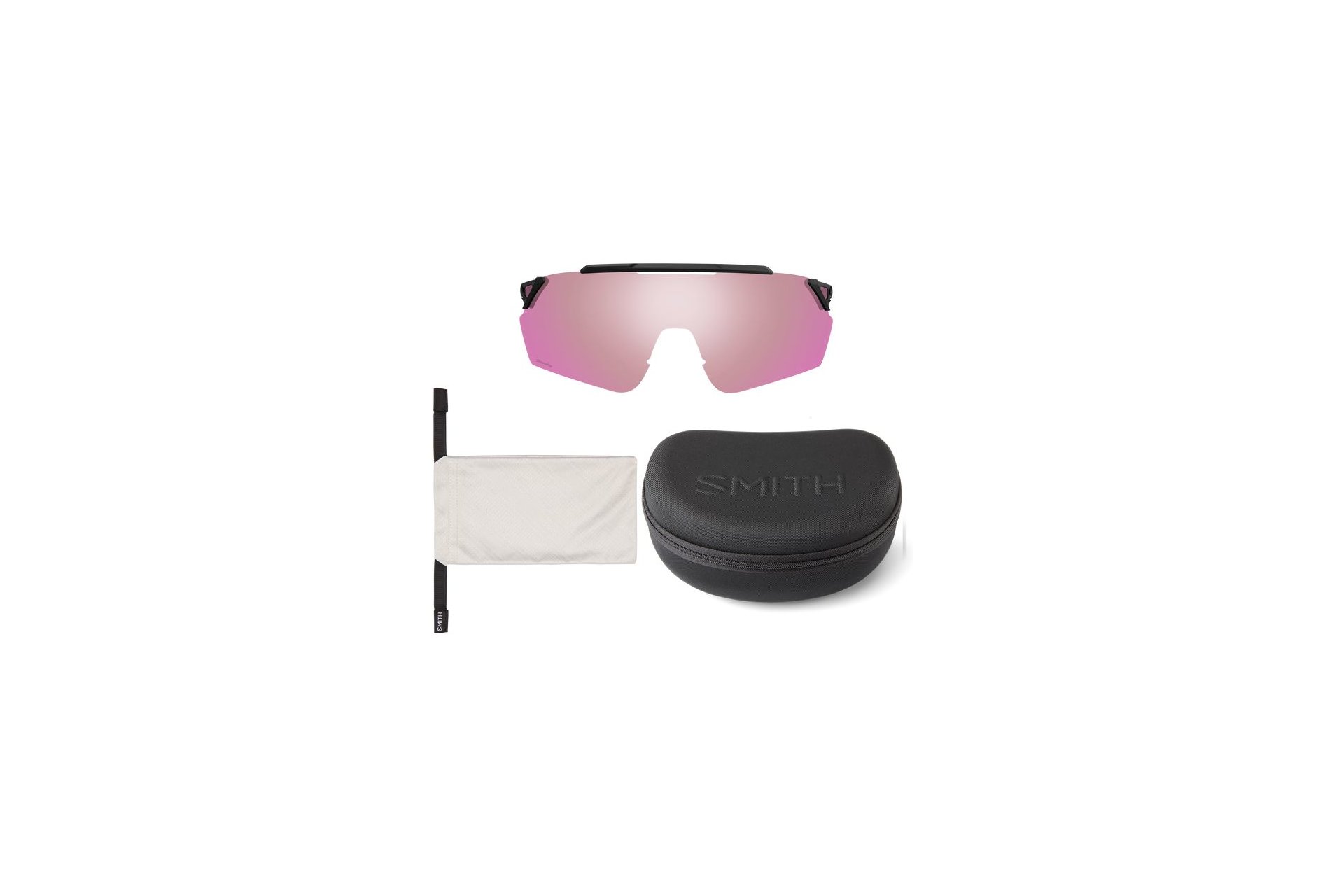 Smith Ruckus Matte Black - ChromaPop Opal Mirror