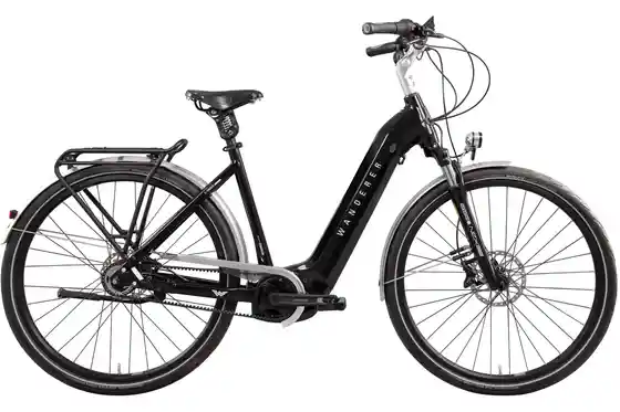 Schwarz - E-Bike-Pedelec - Wanderer E-Tourer I-F5 - 625 Wh - 28 Zoll - Tiefeinsteiger