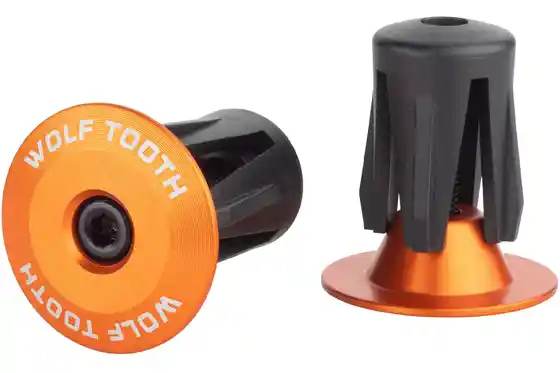 Fahrrad-Cockpit - Wolftooth Aluminium Lenkerendkappen, geschraubt