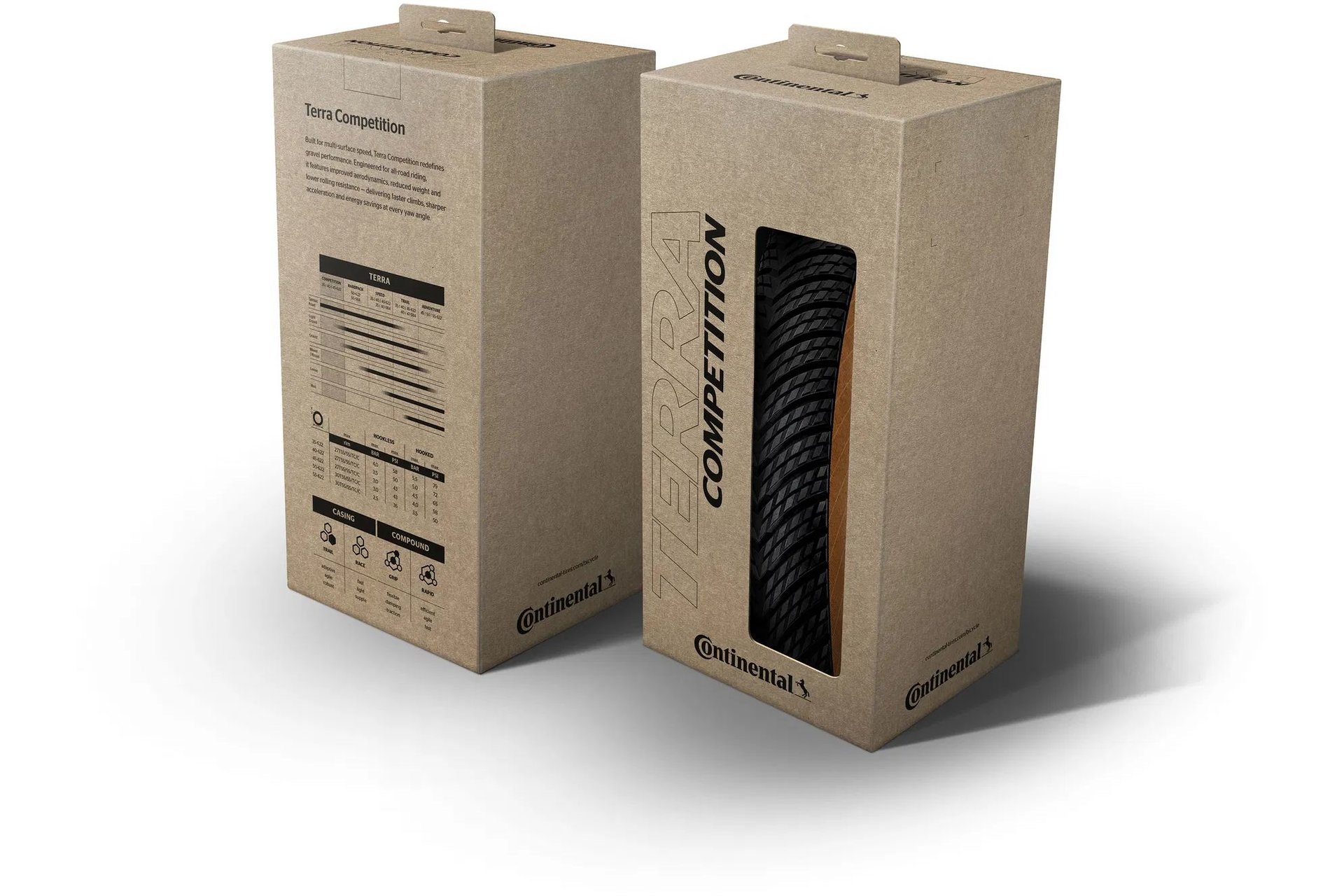 Continental Terra Competition 700x45C Grip Compound Trail Casing TLR